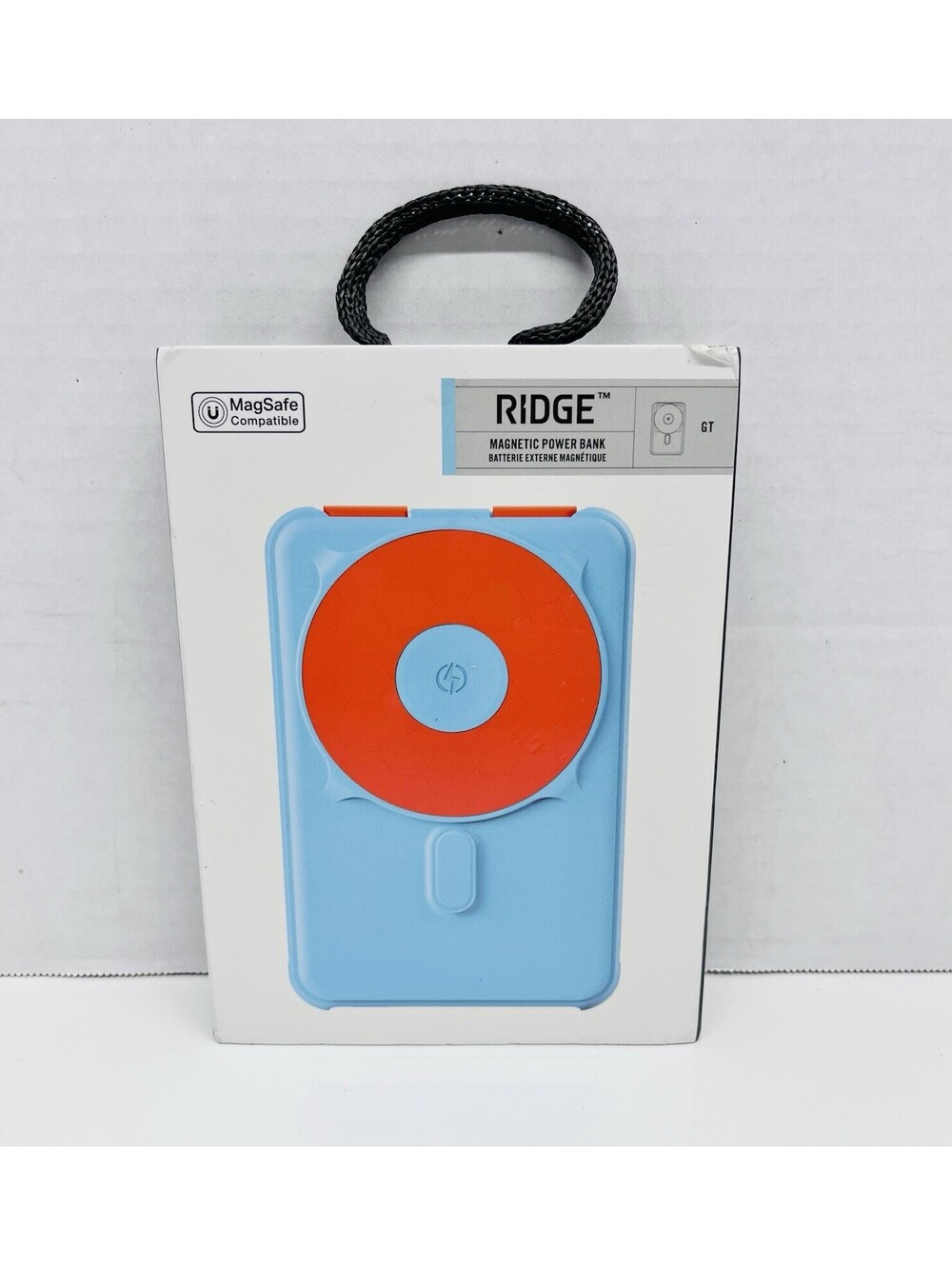 Ridge MagSafe Magnetic Power Bank 10000mAh Fast Charge Matte Blue/Red